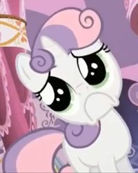 Size: 579x725 | Tagged: safe, screencap, sweetie belle, pony, g4, sleepless in ponyville, :c, female, frown, sad, solo, sweetie frown