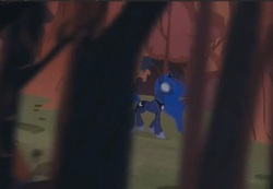 Size: 1280x885 | Tagged: safe, screencap, princess luna, g4, sleepless in ponyville, dream walker luna, glowing eyes