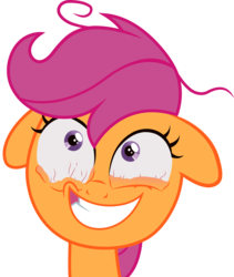 Size: 3137x3724 | Tagged: safe, artist:joemasterpencil, scootaloo, pony, g4, sleepless in ponyville, bloodshot eyes, female, simple background, solo, tired, transparent background, vector