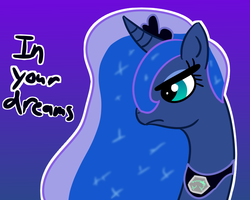 Size: 802x642 | Tagged: safe, artist:krabbshack, princess luna, pony, g4, sleepless in ponyville, dream walker luna, female, jackie chan adventures, solo