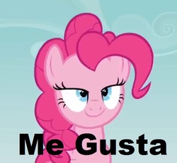 Size: 585x535 | Tagged: safe, pinkie pie, g4, me gusta, reaction image