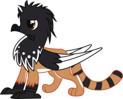 Size: 1024x829 | Tagged: safe, artist:spectty, oc, oc only, griffon, magpie