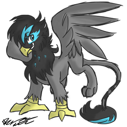 Size: 900x900 | Tagged: safe, artist:thundershock0823, oc, oc only, griffon