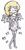 Size: 596x1190 | Tagged: safe, artist:nostalgicpop, derpy hooves, human, g4, adventure time, chibi, humanized, male, skinny, thin, winged humanization