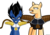 Size: 2500x1727 | Tagged: safe, artist:chriss88, pony, saiyan, annoyed, dragon ball, dragon ball z, dragonball z abridged, goddammit nappa, i'm surrounded by idiots, ponified, reference in the comments, saiyan armor, spikey mane, tail, vegeta