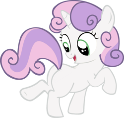 Size: 1800x1705 | Tagged: safe, sweetie belle, g4, butt, plot, simple background, transparent background, vector
