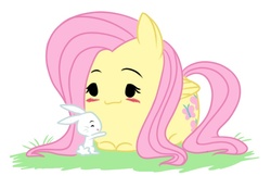 Size: 793x515 | Tagged: safe, artist:pastelspooks, angel bunny, fluttershy, g4