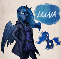 Size: 2267x2214 | Tagged: safe, artist:redblacktac, princess luna, anthro, g4, clothes, jacket