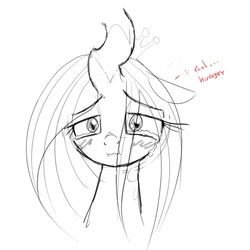 Size: 800x800 | Tagged: source needed, safe, artist:zev, queen chrysalis, g4, crying, cute, cutealis, sad