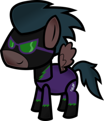 Size: 2000x2325 | Tagged: safe, artist:secret-asian-man, clothes, paper mario, paper pony, parody, shadowbolts, shadowbolts uniform, uniform