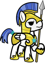 Size: 2129x2997 | Tagged: safe, artist:fineprint-mlp, pegasus, pony, g4, armor, male, paper mario, paper pony, parody, royal guard, simple background, solo, stallion, transparent background