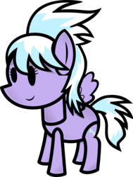 Size: 1022x1350 | Tagged: safe, artist:fineprint-mlp, cloudchaser, g4, paper mario, paper pony, parody, simple background, transparent background