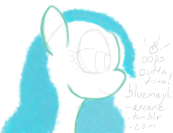 Size: 500x386 | Tagged: safe, artist:bluemajik-arcane, 30 minute art challenge, ponified, water