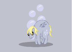 Size: 550x400 | Tagged: safe, artist:fluffybutts, artist:mixermike622, derpy hooves, pegasus, pony, reindeer, g4, animated, dancing, female, mare, wat