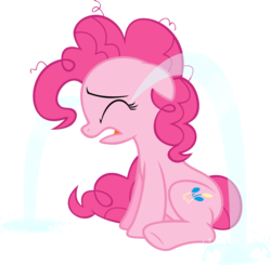 Size: 900x882 | Tagged: dead source, safe, artist:stardustxiii, pinkie pie, earth pony, pony, baby cakes, g4, crying, heartbreak, simple background, transparent background, vector