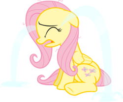 Size: 900x749 | Tagged: dead source, safe, artist:stardustxiii, fluttershy, pegasus, pony, baby cakes, g4, crying, floppy ears, heartbreak, simple background, transparent background, vector