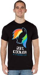 Size: 269x500 | Tagged: safe, rainbow dash, human, g4, 20% cooler, brony, clothes, irl, irl human, male, photo, shirt, solo