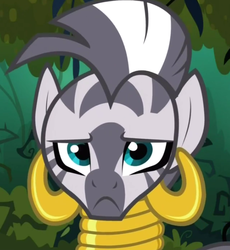 Size: 599x651 | Tagged: safe, zecora, zebra, g4, disappoint, reaction image