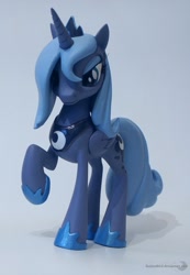 Size: 744x1074 | Tagged: safe, artist:groovebird, princess luna, pony, g4, craft, customized toy, irl, photo, sculpture, solo