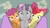 Size: 1280x720 | Tagged: safe, screencap, apple bloom, scootaloo, sweetie belle, twilight sparkle, earth pony, pegasus, pony, unicorn, g4, hearts and hooves day (episode), season 2, cutie mark crusaders, female, female pov, filly, foal, hearts and hooves day, mare, on back, out of context, pov, unicorn twilight