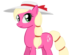 Size: 800x600 | Tagged: dead source, safe, artist:grissaecrim, earth pony, pony, cowboys and equestrians, female, hat, mad (tv series), mad magazine, maplejack, mare, simple background, solo, transparent background