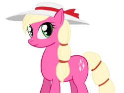 Size: 800x600 | Tagged: dead source, safe, artist:grissaecrim, earth pony, pony, g4, cowboys and equestrians, female, hat, mad (tv series), mad magazine, maplejack, mare, simple background, solo, transparent background