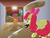 Size: 4165x3125 | Tagged: safe, artist:parallaxmlp, apple bloom, scootaloo, earth pony, pegasus, pony, g4, blood, duel, duo, duo female, female, fight, filly, foal, injured, katana, kill bill, mouth hold, photoshop, ponyville schoolhouse, rain, sword, weapon