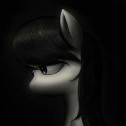 Size: 2704x2708 | Tagged: dead source, safe, artist:rolo, octavia melody, earth pony, pony, g4, bust, female, high res, mare, portrait, solo