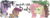 Size: 1000x350 | Tagged: safe, artist:foreversoaring, fluttershy, scootaloo, star swirl the bearded, twilight sparkle, chicken, pegasus, pony, unicorn, equestria daily, g4, banner, costume, female, filly, fluttertree, mare, meme, nightmare night, scootachicken, simple background, transparent background