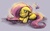 Size: 800x498 | Tagged: dead source, safe, artist:asieybarbie, fluttershy, butterfly, pegasus, pony, g4, female, floppy ears, mare, photoshop, prone, smiling, solo