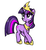 Size: 354x383 | Tagged: safe, artist:jessy, twilight sparkle, pony, unicorn, g4, female, hilarious in hindsight, hoof shoes, jewelry, mare, princess, princessified, regalia, simple background, solo, tiara, unicorn twilight, white background