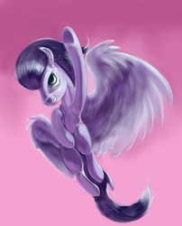 Size: 809x1000 | Tagged: safe, artist:sb, soarin', pegasus, pony, g4, action pose, flying, male, solo, spread wings, stallion, wings