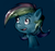 Size: 500x471 | Tagged: safe, artist:sb, rainbow dash, pegasus, pony, g4, bust, female, mare, portrait, simple background, solo