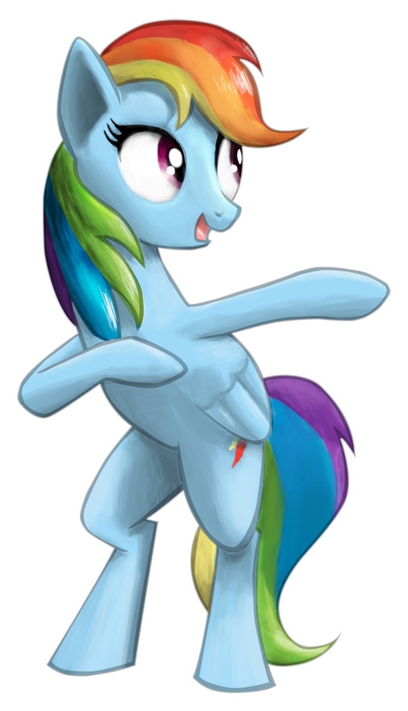 Safe Artist Gsphere Rainbow Dash Pegasus Pony Bipedal