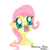 Size: 600x600 | Tagged: safe, artist:blubble-the-blubs, fluttershy, pegasus, pony, g4, adobe imageready, cute, female, mare, mouth hold, shyabetes, simple background, sitting, solo, transparent background, valentine