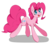Size: 2772x2430 | Tagged: dead source, safe, artist:grumblepluck, pinkie pie, earth pony, pony, g4, female, happy, high res, mare, open mouth, open smile, simple background, smiling, solo, transparent background