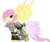 Size: 2474x2095 | Tagged: safe, artist:halotheme, fluttershy, pegasus, pony, g4, adobe imageready, alternate hairstyle, armor, crossover, female, final fantasy, final fantasy xiii-2, flutterbadass, high res, lightning farron, mare, simple background, solo, transparent background