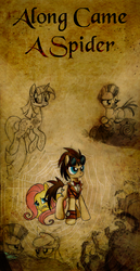 Size: 722x1400 | Tagged: safe, artist:foxinshadow, apple bloom, doctor whooves, fluttershy, time turner, twilight sparkle, zecora, earth pony, pegasus, pony, unicorn, zebra, fanfic:doctor whooves - the series, g4, commission, cover art, fanfic, fanfic art, female, male, mare, stallion, steampunk