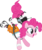 Size: 2452x2941 | Tagged: safe, artist:smashinator, pinkie pie, earth pony, pony, g4, crossover, falling, female, high res, long fall horseshoe, mare, portal (valve), portal gun, simple background, solo, transparent background