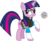 Size: 957x777 | Tagged: safe, artist:smashinator, twilight sparkle, pony, unicorn, g4, crossover, demoman, demoman (tf2), female, mare, raised hoof, simple background, solo, team fortress 2, transparent background, unicorn twilight