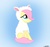 Size: 1510x1413 | Tagged: safe, artist:walliscolours, fluttershy, lamb, pegasus, pony, sheep, g4, clothes, costume, female, filly, fluttersheep, foal, gradient background, photoshop, sitting, solo
