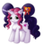 Size: 1000x1035 | Tagged: dead source, safe, artist:emeraldpony, sweetie belle (g3), pony, unicorn, g3, g3.5, angry, cute, diasweetes, female, g3betes, heart, heart eyes, looking at you, mare, simple background, solo, transparent background, wingding eyes