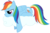 Size: 1612x1078 | Tagged: safe, artist:littlehybridshila, rainbow dash, pegasus, pony, g4, cloud, female, frown, frustrated, grumpy, grumpy dash, hooves, lying on a cloud, mare, on a cloud, prone, sad, simple background, solo, transparent background, wings