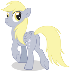 Size: 2451x2507 | Tagged: safe, artist:littlehybridshila, derpy hooves, pegasus, pony, g4, butt, female, high res, looking back, mare, plot, simple background, solo, transparent background, underhoof