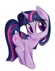 Size: 700x900 | Tagged: safe, artist:ewreapples, twilight sparkle, pony, unicorn, g4, cute, female, heart eyes, mare, simple background, smiling, solo, transparent background, twiabetes, unicorn twilight, wingding eyes