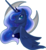 Size: 2113x2284 | Tagged: safe, artist:ladyamaltea, princess luna, alicorn, pony, g4, bust, colored pupils, female, high res, horn, jewelry, mare, portrait, profile, regalia, simple background, solo, tiara, transparent background, wayback machine source