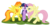 Size: 1362x669 | Tagged: safe, artist:muffinsforever, fluttershy, spitfire, twilight sparkle, pegasus, pony, unicorn, g4, blushing, cheek kiss, female, kiss sandwich, kissing, lesbian, mare, ot3, ship:twishy, shipping, show accurate, simple background, transparent background, trio, twifire, twilight sparkle gets all the mares, unicorn twilight