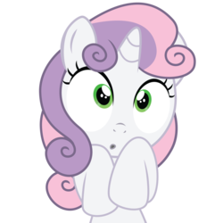 Size: 3000x3000 | Tagged: safe, artist:erisgrim, sweetie belle, pony, unicorn, g4, :o, cute, daaaaaaaaaaaw, diasweetes, female, filly, high res, open mouth, simple background, solo, transparent background, vector, weapons-grade cute