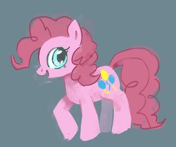 Size: 1260x1049 | Tagged: dead source, safe, artist:dhui, pinkie pie, earth pony, pony, g4, female, mare, profile, simple background, solo
