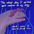 Size: 1600x1600 | Tagged: safe, artist:deathpwny, pinkie pie, eel, fish, moray eel, g4, blue background, female, joke, looking at you, open mouth, simple background, solo, species swap, underwater, wat